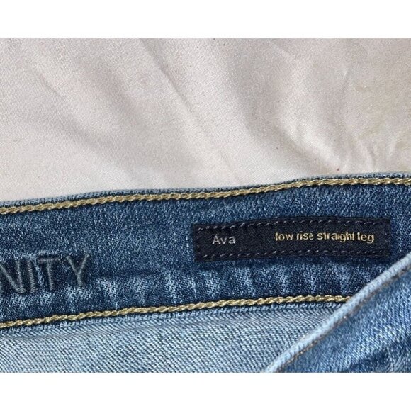 Citizen Of Humanity Ava Low Rise Straight Leg Jeans Size 27 Womens Denim Blue - Picture 5 of 11